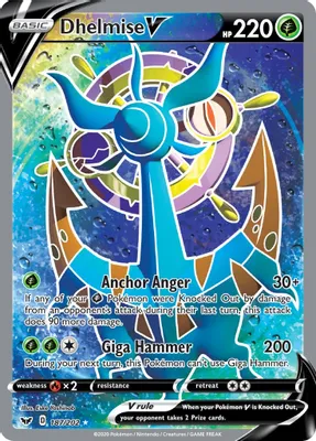 Dhelmise V (Full Art) from SWSH01: Sword & Shield Base Set