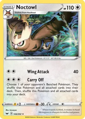 Noctowl from SWSH01: Sword & Shield Base Set