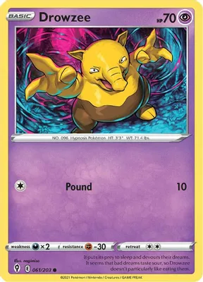 Drowzee from SWSH07: Evolving Skies
