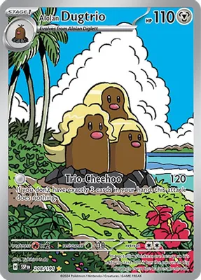 Alolan Dugtrio - 208/191 from SV08: Surging Sparks