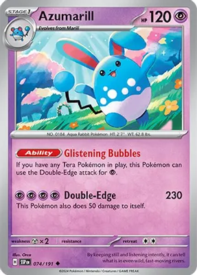 Azumarill from SV08: Surging Sparks