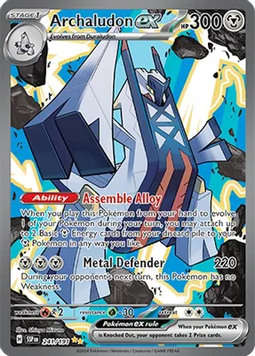 Archaludon ex - 241/191 from SV08: Surging Sparks