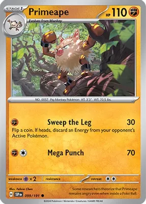 Primeape from SV08: Surging Sparks