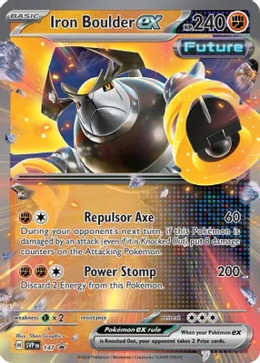 Iron Boulder ex - 147 from SV: Scarlet & Violet Promo Cards