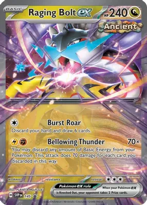 Raging Bolt ex - 145 from SV: Scarlet & Violet Promo Cards