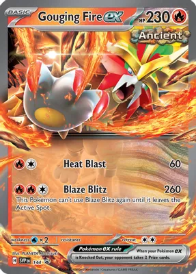 Gouging Fire ex - 144 from SV: Scarlet & Violet Promo Cards