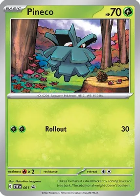 Pineco - 061 from SV: Scarlet & Violet Promo Cards