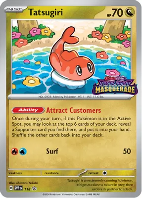 Tatsugiri - 118 from SV: Scarlet & Violet Promo Cards
