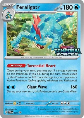 Feraligatr - 089 (Prerelease) from SV: Scarlet & Violet Promo Cards
