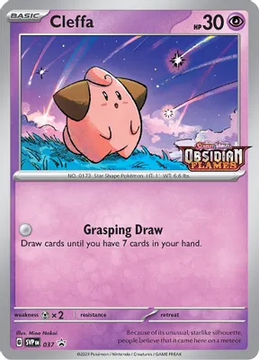 Cleffa - 037 (Prerelease) from SV: Scarlet & Violet Promo Cards
