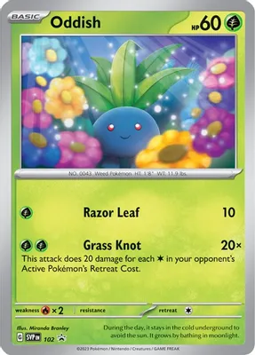 Oddish - 102 from SV: Scarlet & Violet Promo Cards