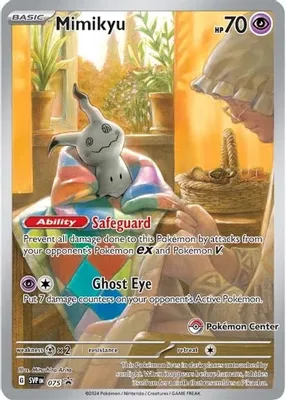 Mimikyu - 075 (Pokemon Center Exclusive) from SV: Scarlet & Violet Promo Cards