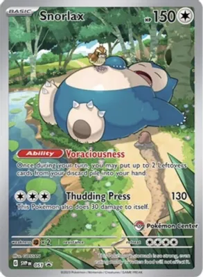 Snorlax - 051 (Pokemon Center Exclusive) from SV: Scarlet & Violet Promo Cards