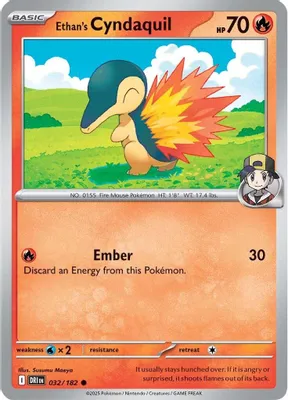 Ethan's Cyndaquil from SV10: Destined Rivals