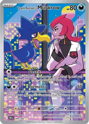 Team Rocket's Murkrow - 200/182 from SV10: Destined Rivals