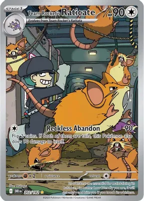 Team Rocket's Raticate - 202/182 from SV10: Destined Rivals