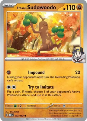 Ethan's Sudowoodo from SV10: Destined Rivals