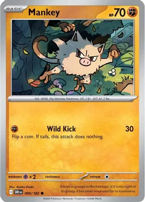 Mankey from SV10: Destined Rivals