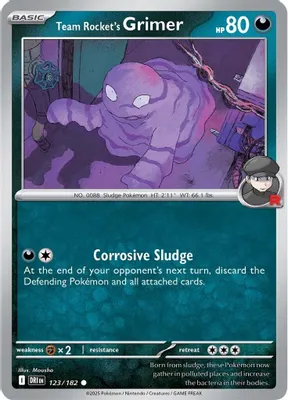 Team Rocket's Grimer from SV10: Destined Rivals