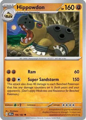 Hippowdon from SV10: Destined Rivals