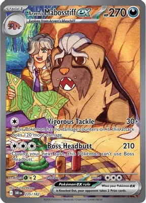 Arven's Mabosstiff ex - 235/182 from SV10: Destined Rivals