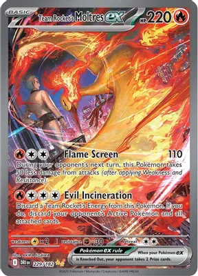 Team Rocket's Moltres ex - 229/182 from SV10: Destined Rivals