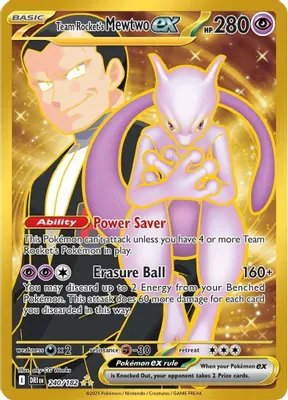 Team Rocket's Mewtwo ex - 240/182 from SV10: Destined Rivals