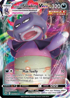 Galarian Slowking VMAX from SWSH06: Chilling Reign