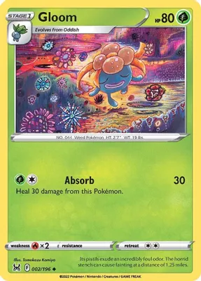 Gloom from SWSH11: Lost Origin