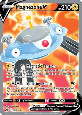 Magnezone V (Full Art) from SWSH11: Lost Origin