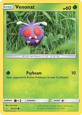 Venonat (10) from SM - Unbroken Bonds