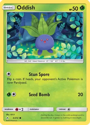 Oddish (5) from SM - Unbroken Bonds