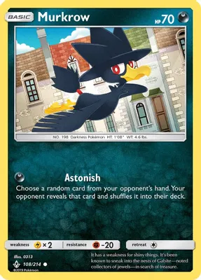 Murkrow from SM - Unbroken Bonds