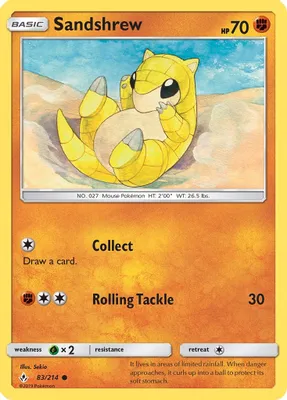 Sandshrew from SM - Unbroken Bonds
