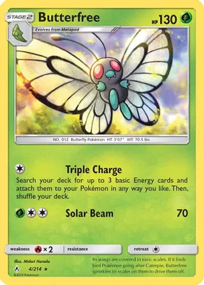 Butterfree from SM - Unbroken Bonds