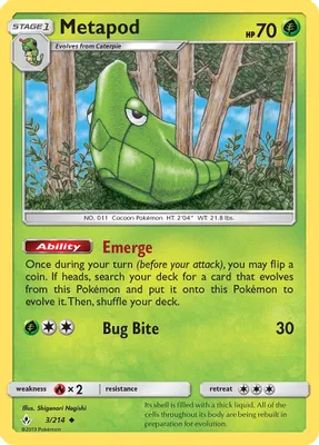 Metapod from SM - Unbroken Bonds