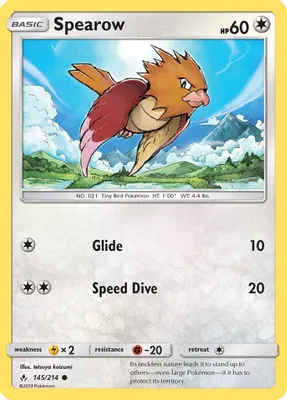 Spearow from SM - Unbroken Bonds