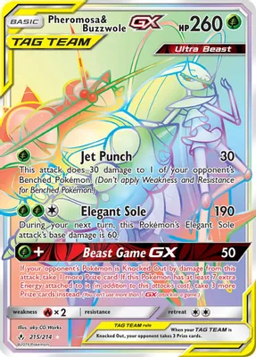 Pheromosa & Buzzwole GX (Secret) from SM - Unbroken Bonds