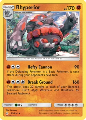 Rhyperior from SM - Unbroken Bonds
