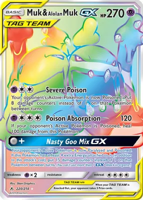 Muk & Alolan Muk GX (Secret) from SM - Unbroken Bonds