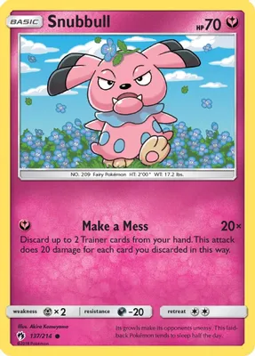 Snubbull from SM - Lost Thunder