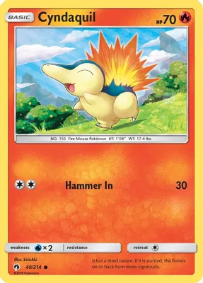 Cyndaquil (40) from SM - Lost Thunder