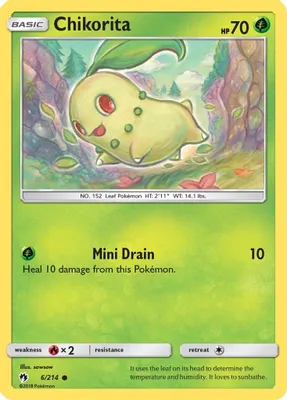 Chikorita (6) from SM - Lost Thunder