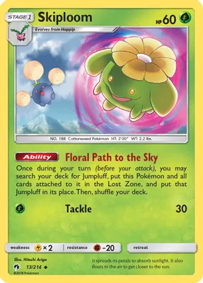 Skiploom from SM - Lost Thunder