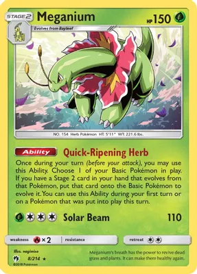 Meganium from SM - Lost Thunder