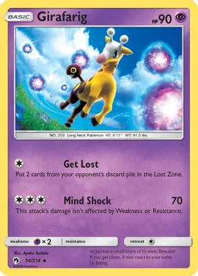 Girafarig from SM - Lost Thunder