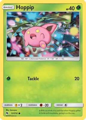 Hoppip (12) from SM - Lost Thunder
