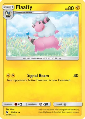 Flaaffy from SM - Lost Thunder