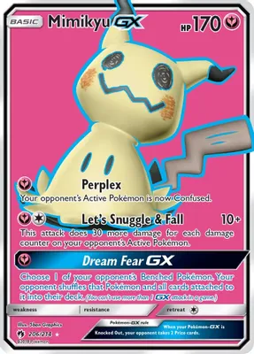 Mimikyu GX (Full Art) from SM - Lost Thunder