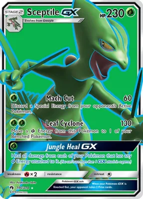Sceptile GX (Full Art) from SM - Lost Thunder